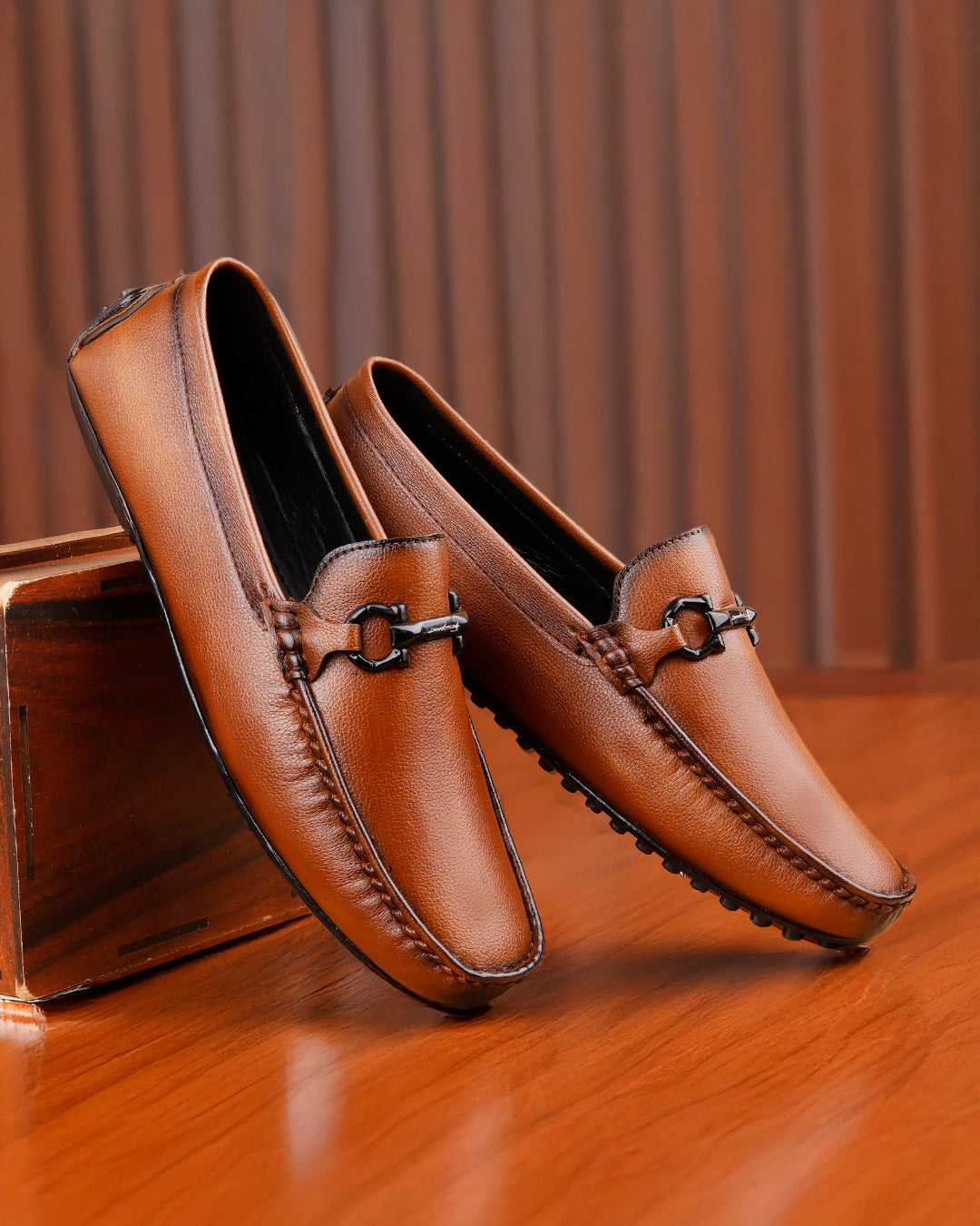 Woakers Men,s Loafers Shoes W-RO-DRIV-TAN