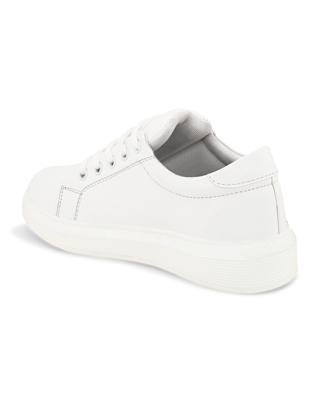 White Shoes with Multicolor Flowers - Trendy Sneakers