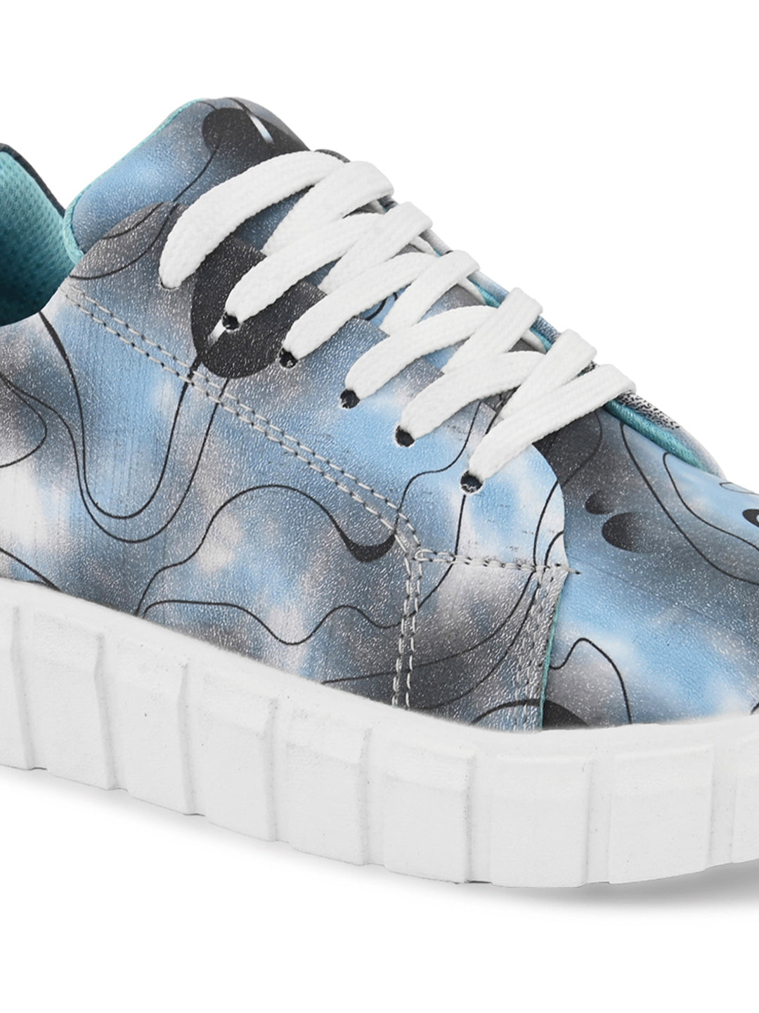 Blue Casual Sneakers for Women - Stylish & Comfortable