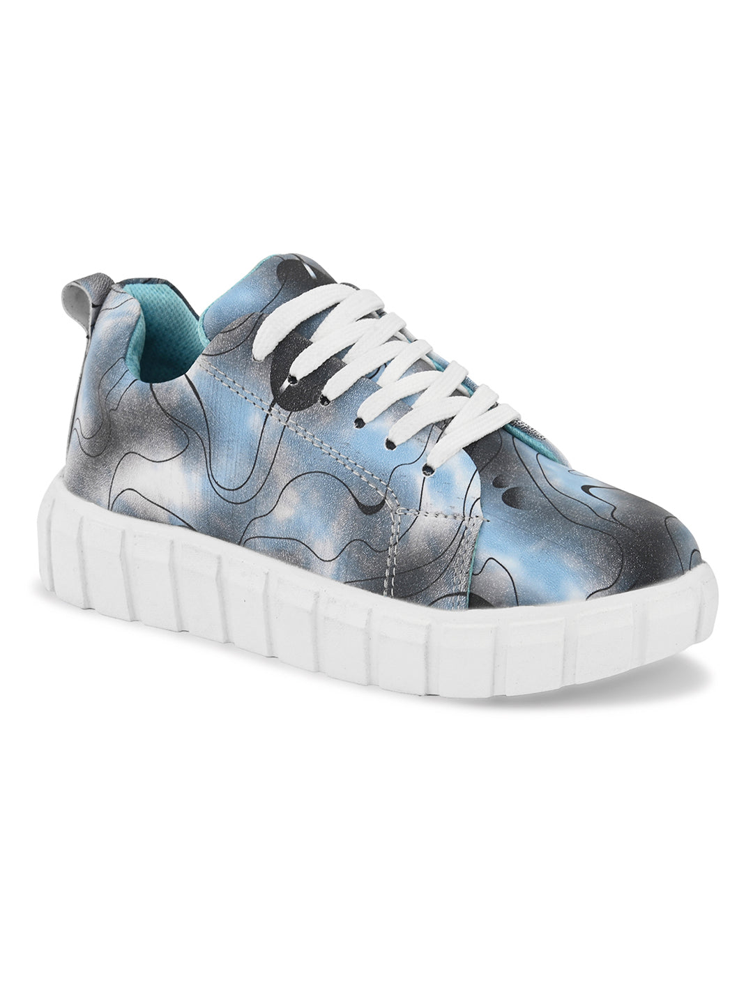 Blue Casual Sneakers for Women - Stylish & Comfortable