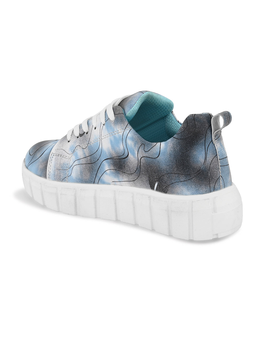 Blue Casual Sneakers for Women - Stylish & Comfortable