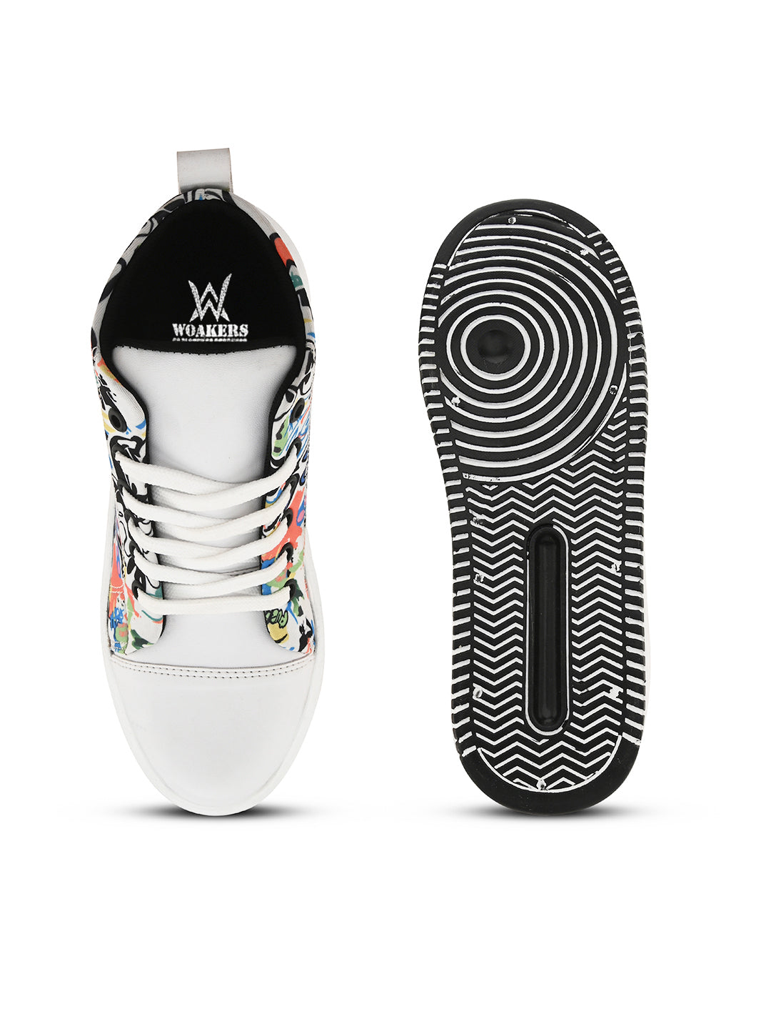 Colorful High Top Sneakers for Women - Trendy & Bold