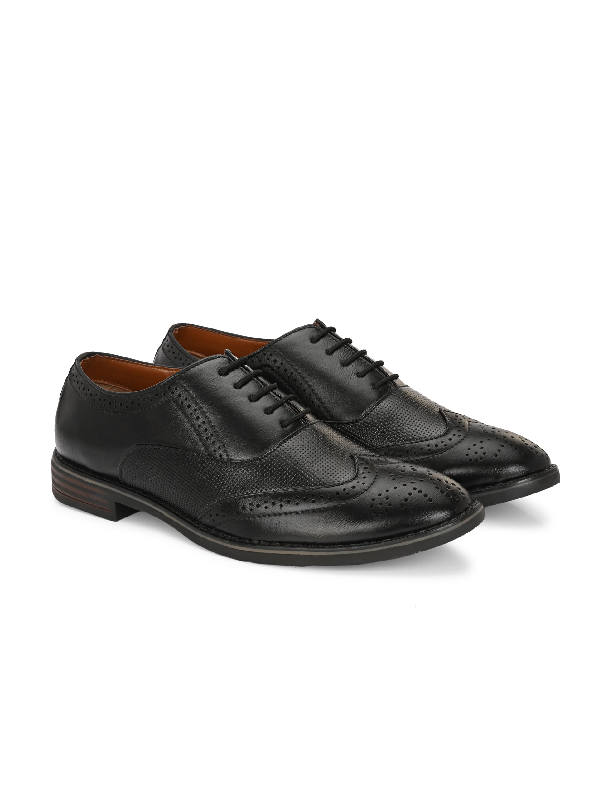 Woakers Men,s Formal Shoes INVI-001-BLK