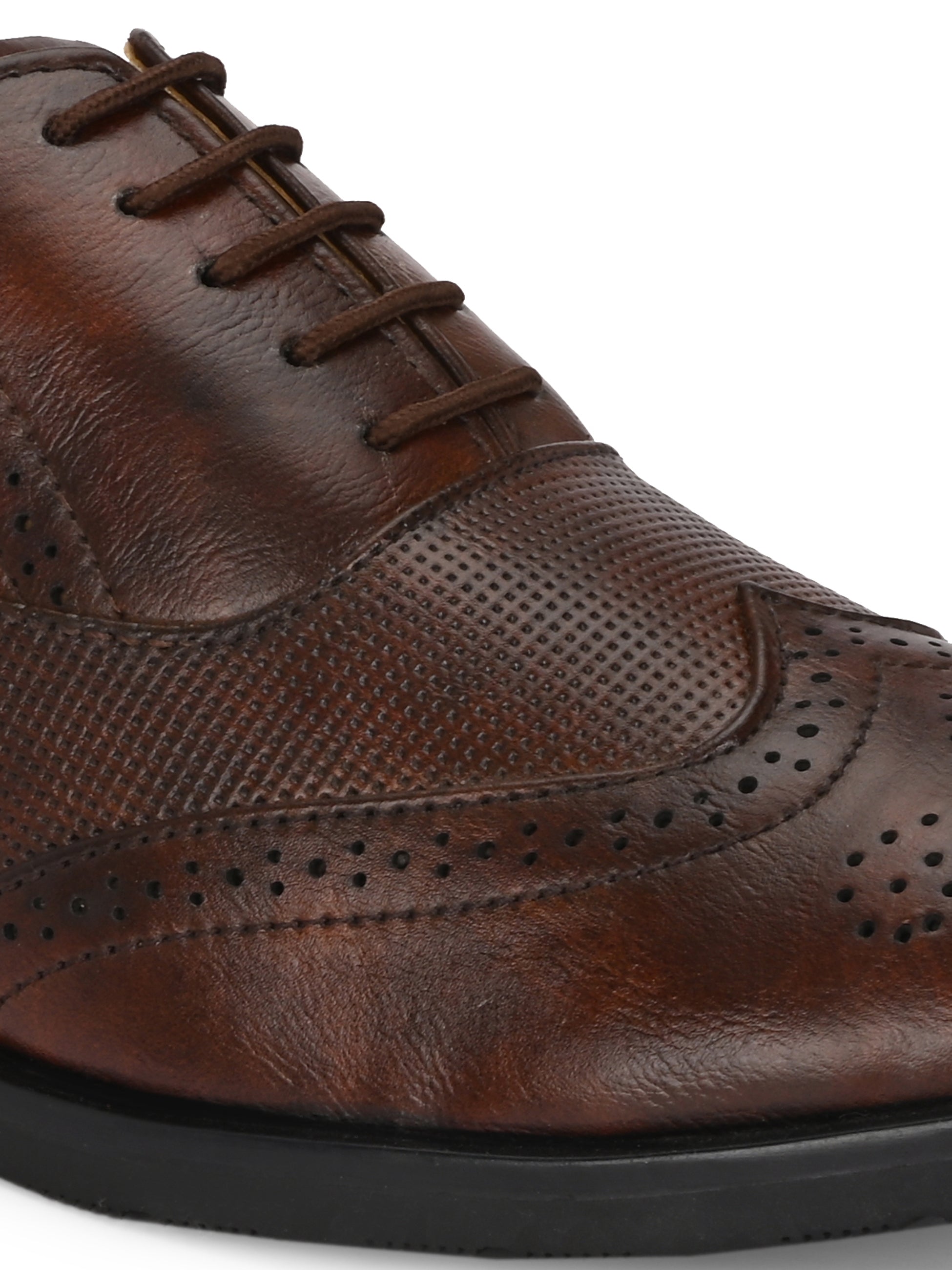 Woakers Men,s Formal Shoes INVI-001-BRN