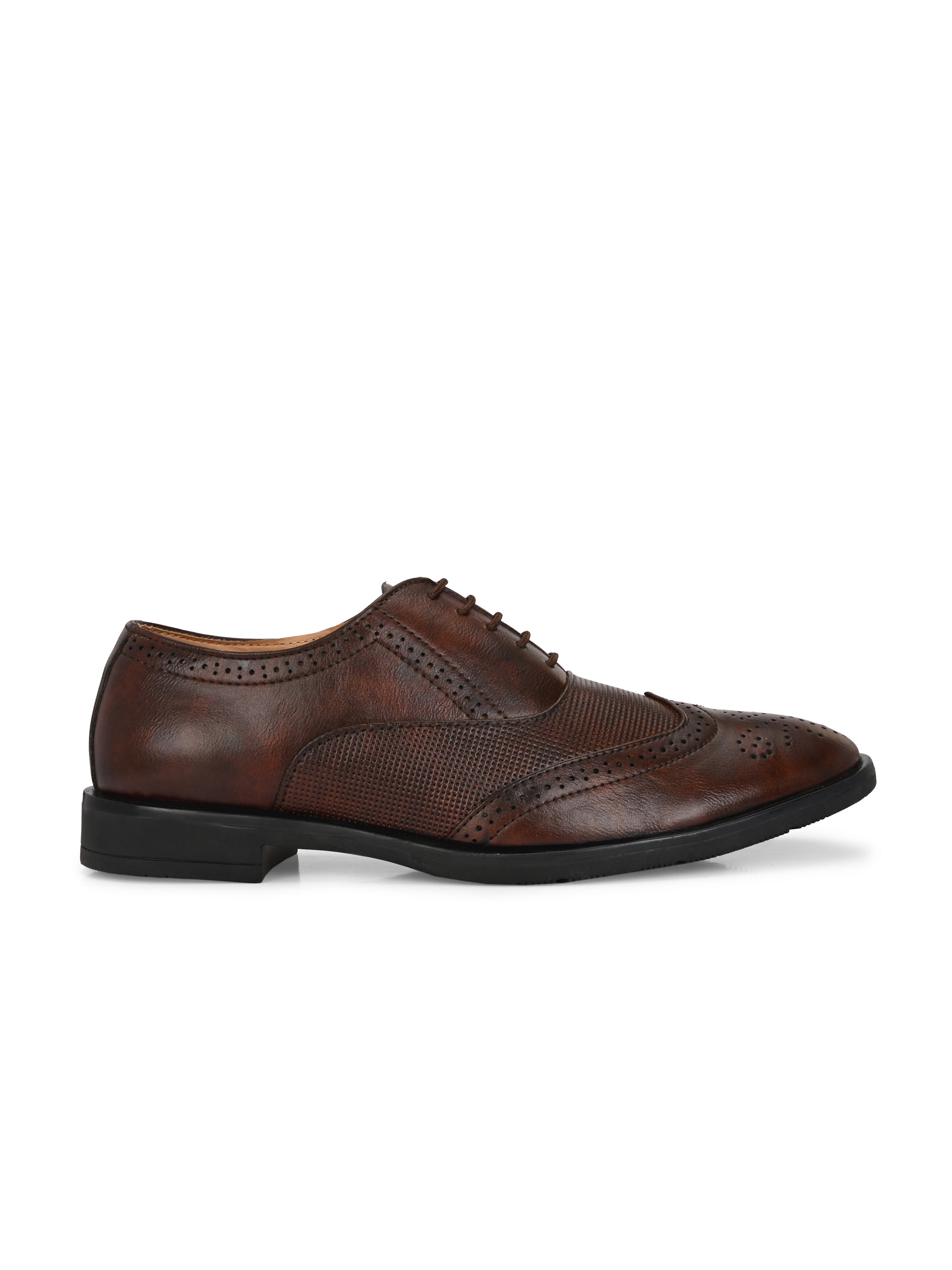 Woakers Men,s Formal Shoes INVI-001-BRN