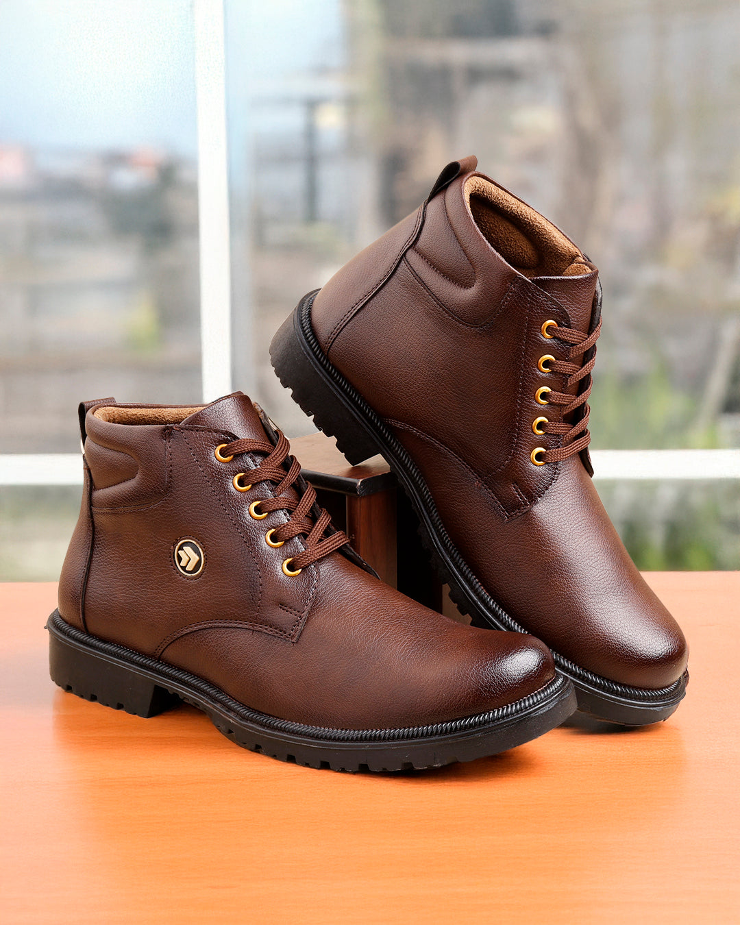 Woakers Men,s Formal Shoes W-ROA-001-BRN