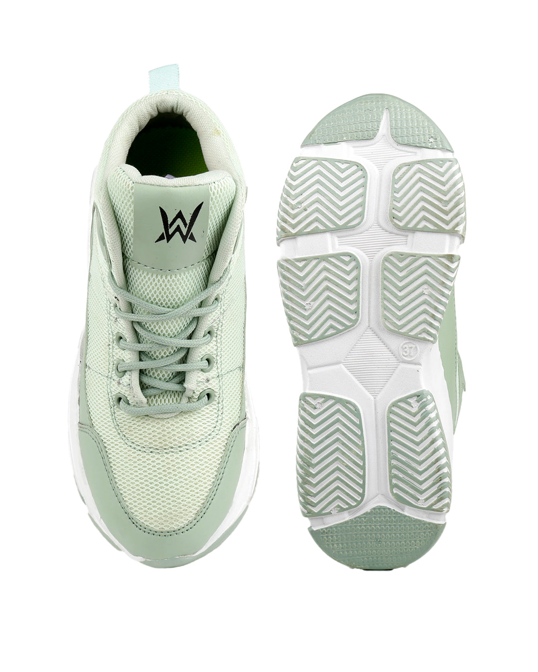 Woakers Women,s Casual Shoes WO-1029-GRN