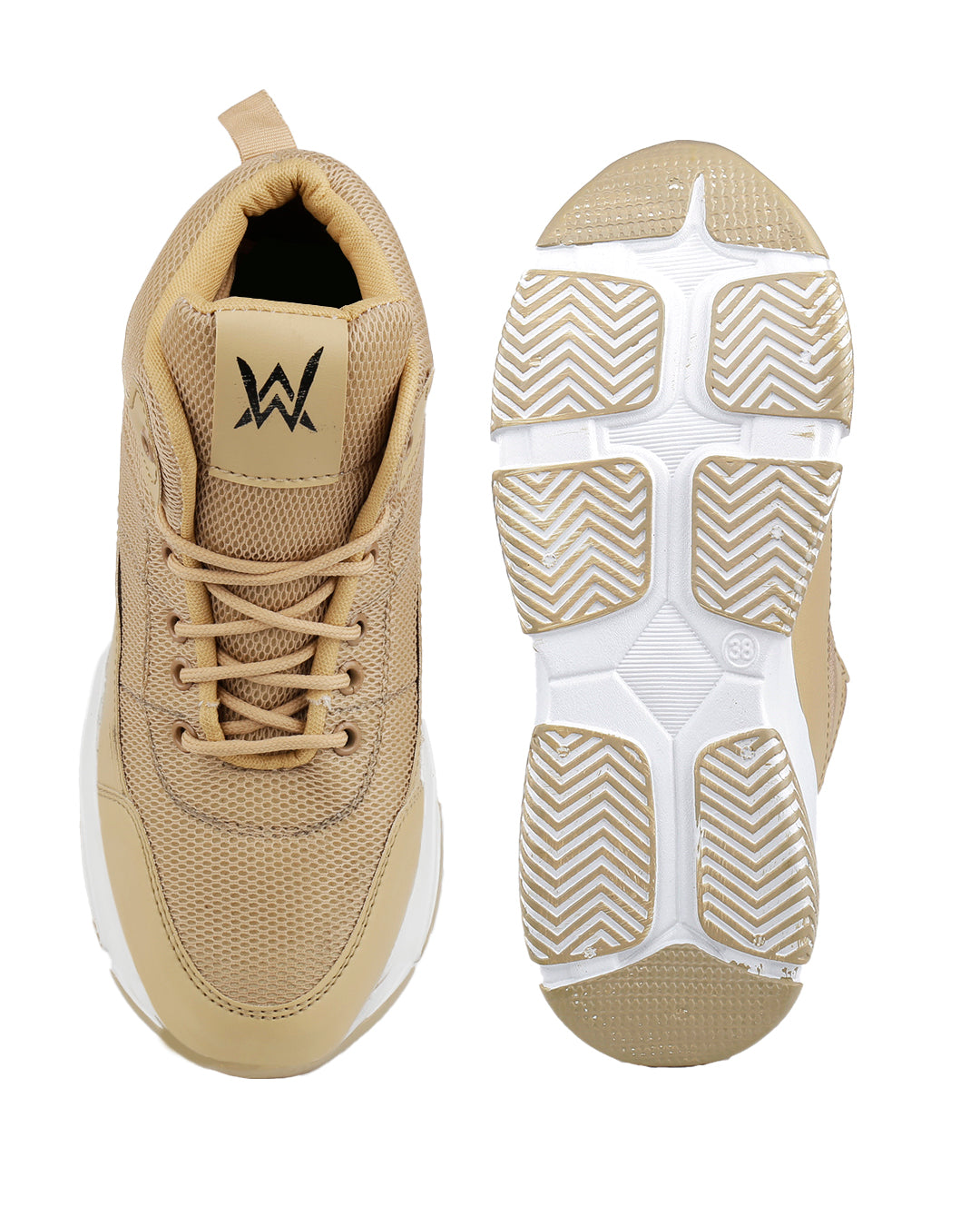 Woakers Women,s Casual Shoes WO-1029-BEIGE