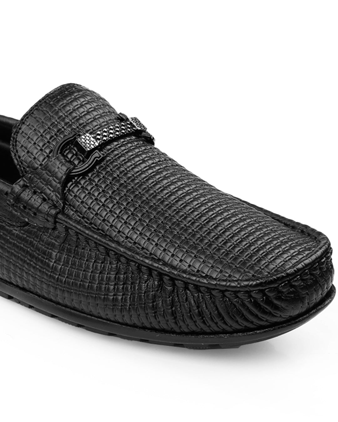 Woakers Men,s Loafers Shoes W-RO-005-BLK