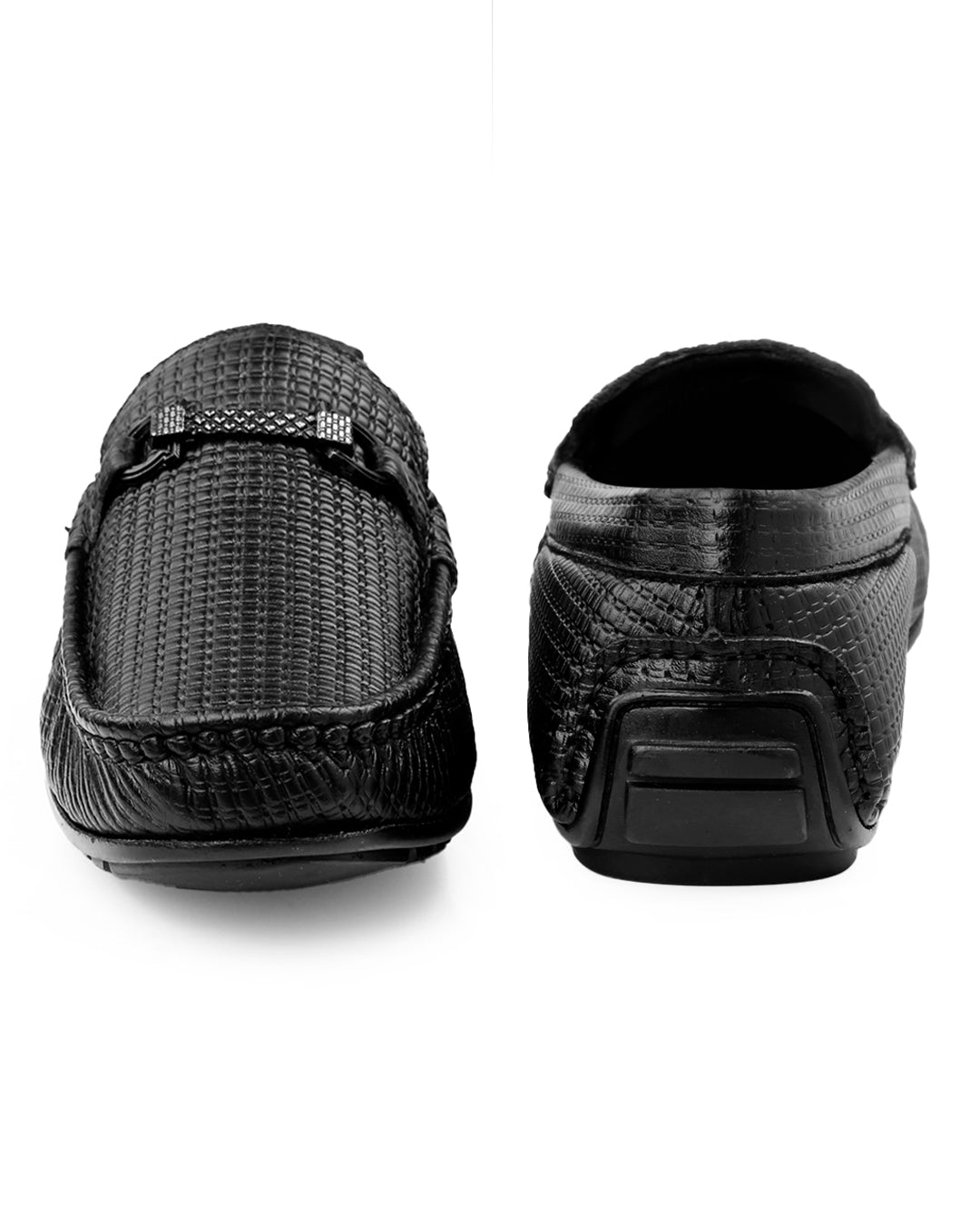 Woakers Men,s Loafers Shoes W-RO-005-BLK