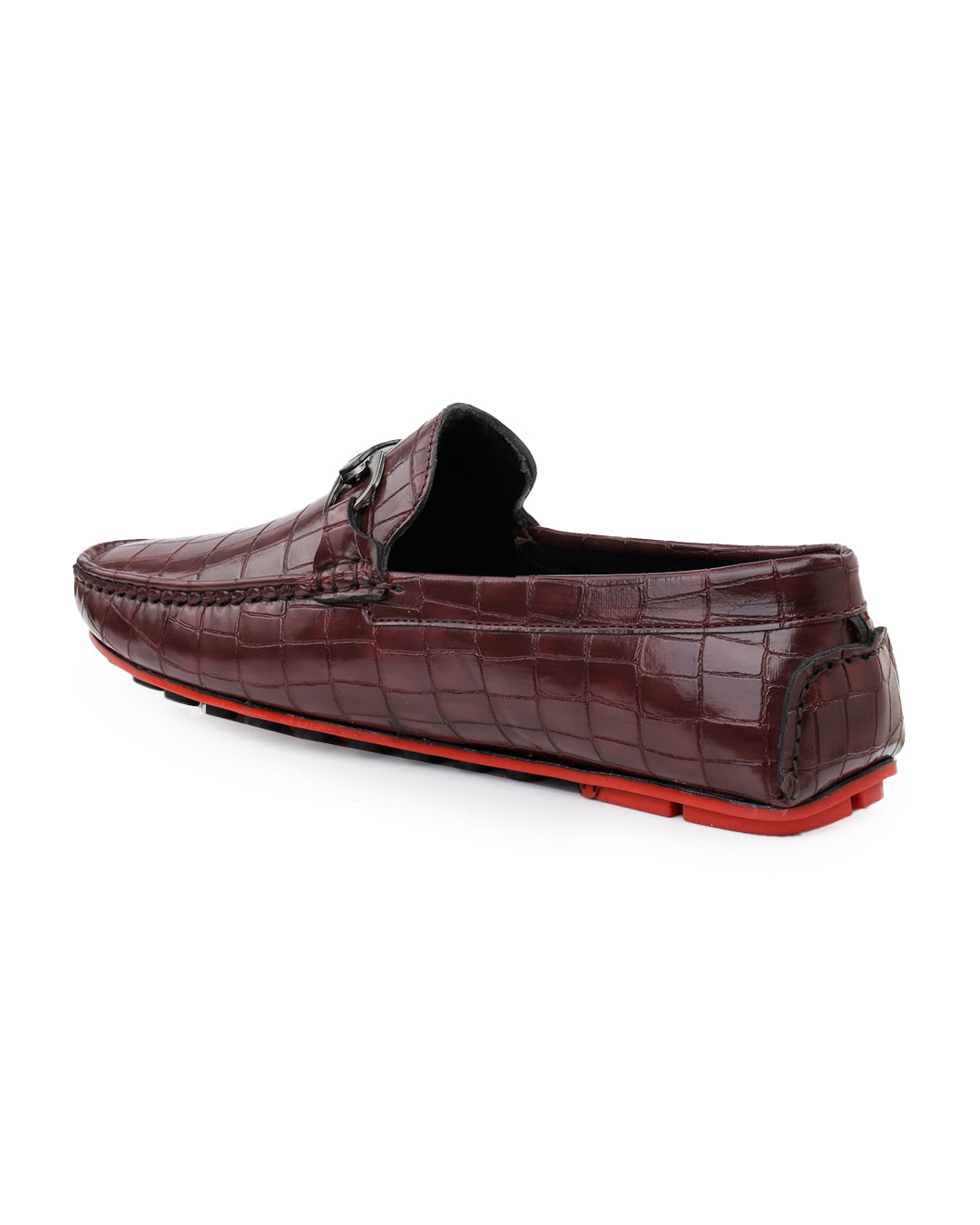 Woakers Men,s Loafers Shoes W-RO-003-BRN