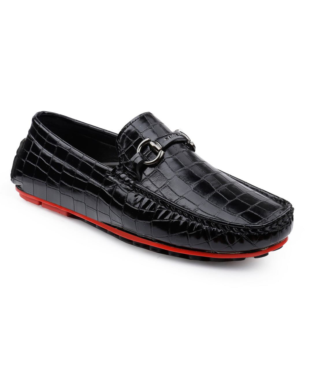 Woakers Men,s Loafers Shoes W-RO-007-BLK