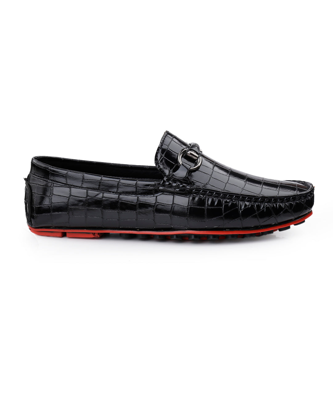 Woakers Men,s Loafers Shoes W-RO-007-BLK
