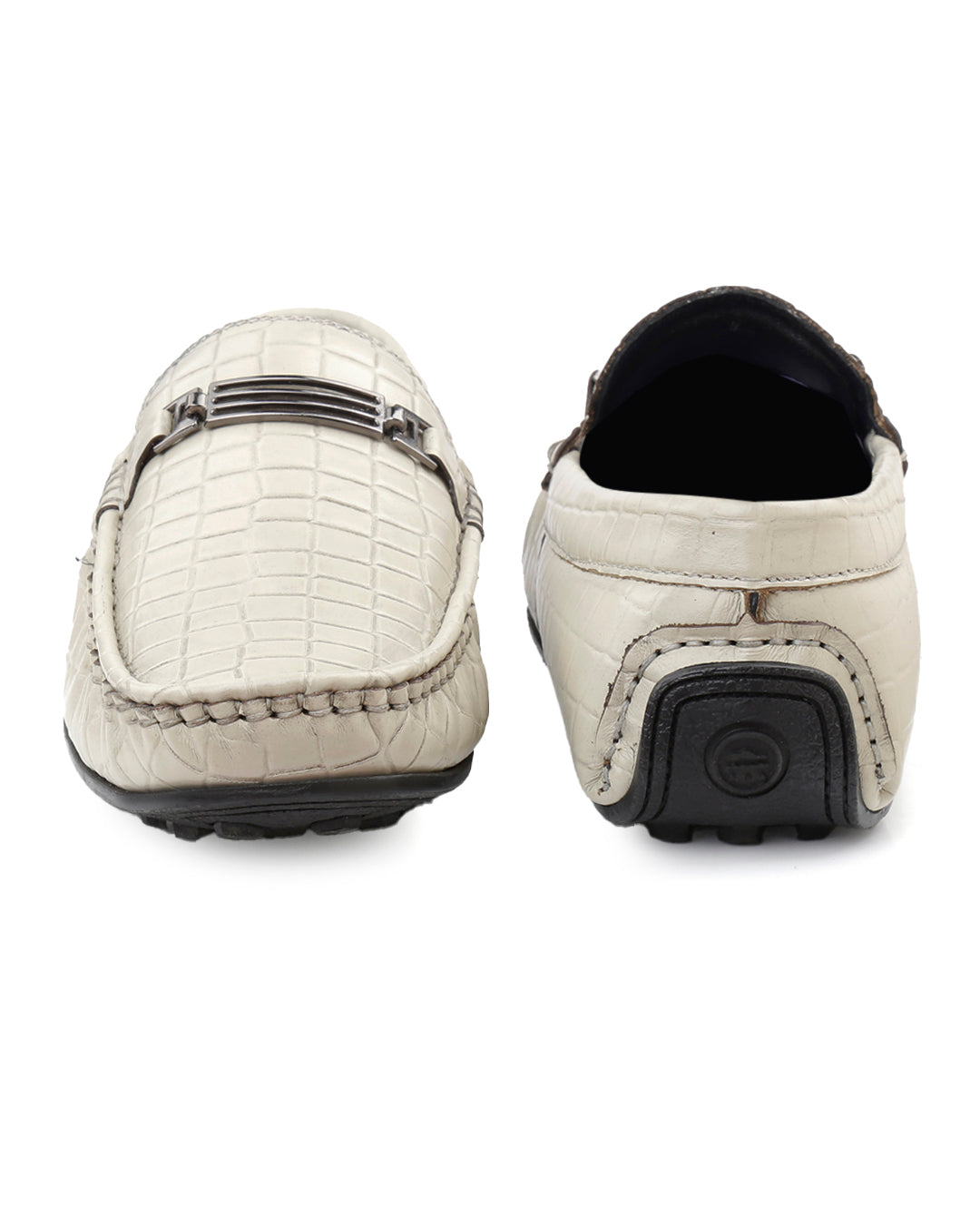 Woakers Men,s Loafers Shoes W-RO-006-WHI