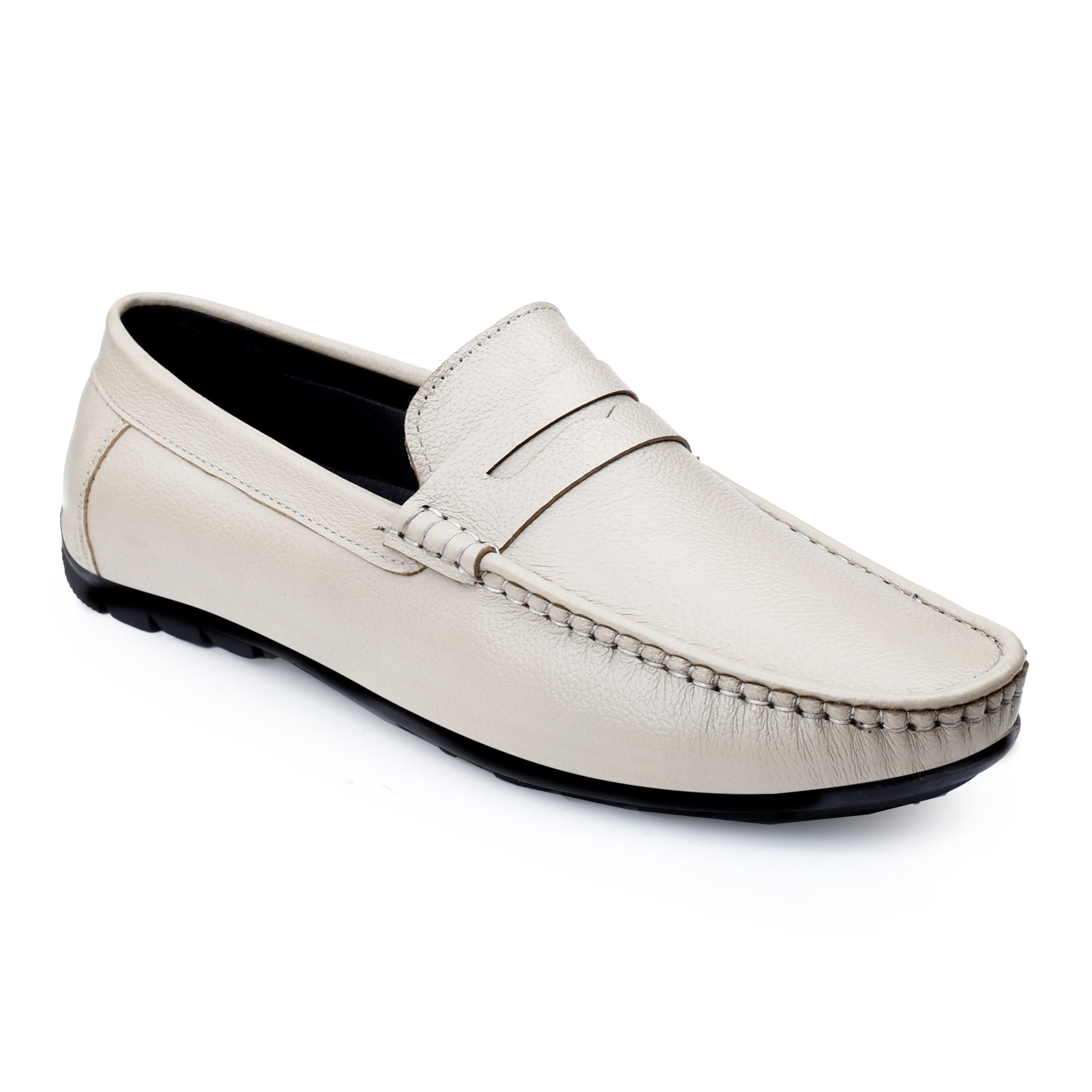 Woakers Men,s Loafers Shoes W-RO-008-WHI