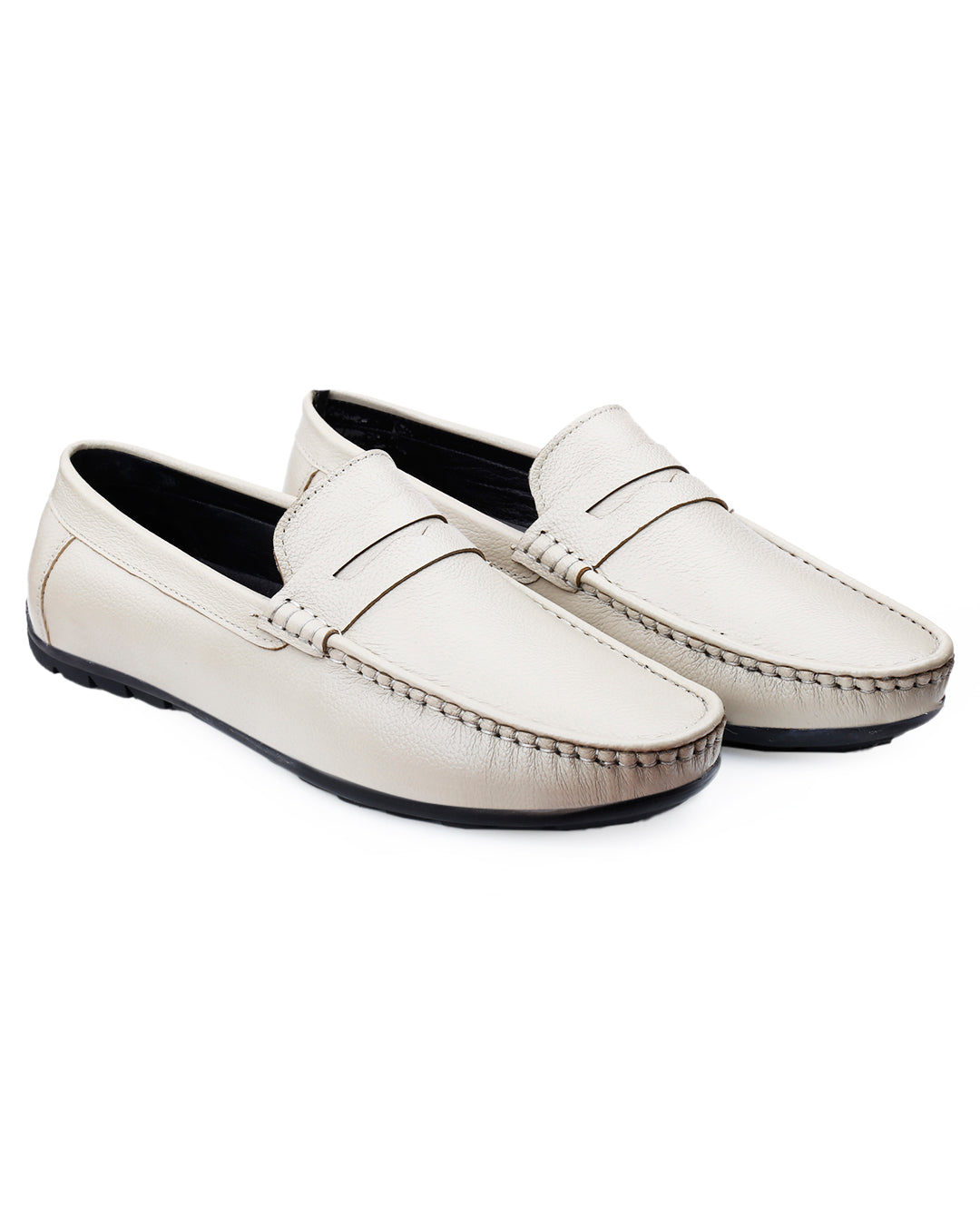 Woakers Men,s Loafers Shoes W-RO-008-WHI