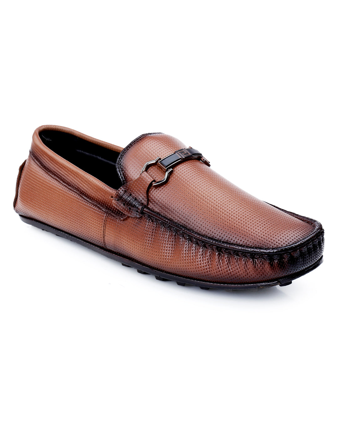 Woakers Men,s Loafers Shoes W-RO-009-TAN