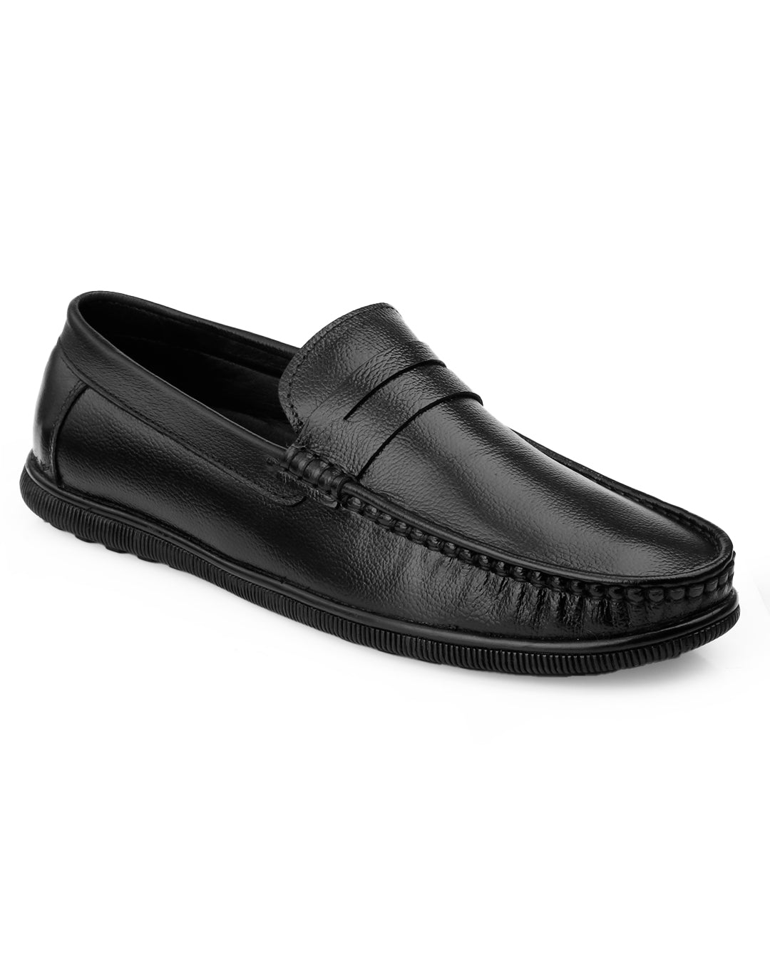 Woakers Men,s Loafers Shoes W-RO-012-BLK