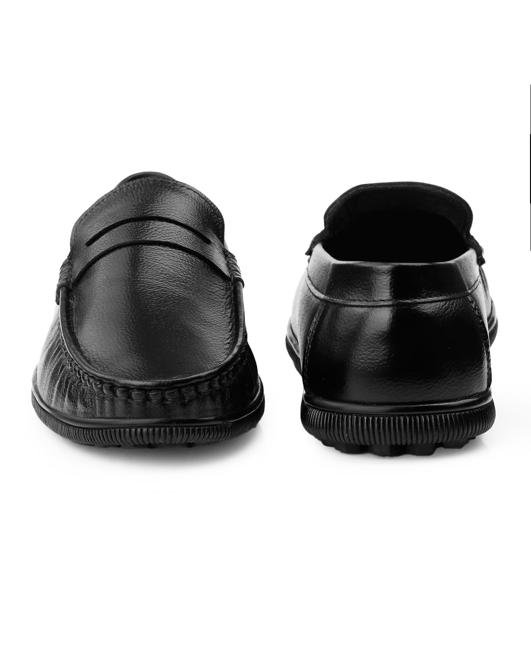 Woakers Men,s Loafers Shoes W-RO-012-BLK