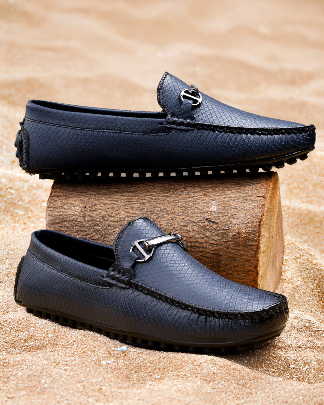 Woakers Men,s Loafers Shoes W-RO-011-BLU