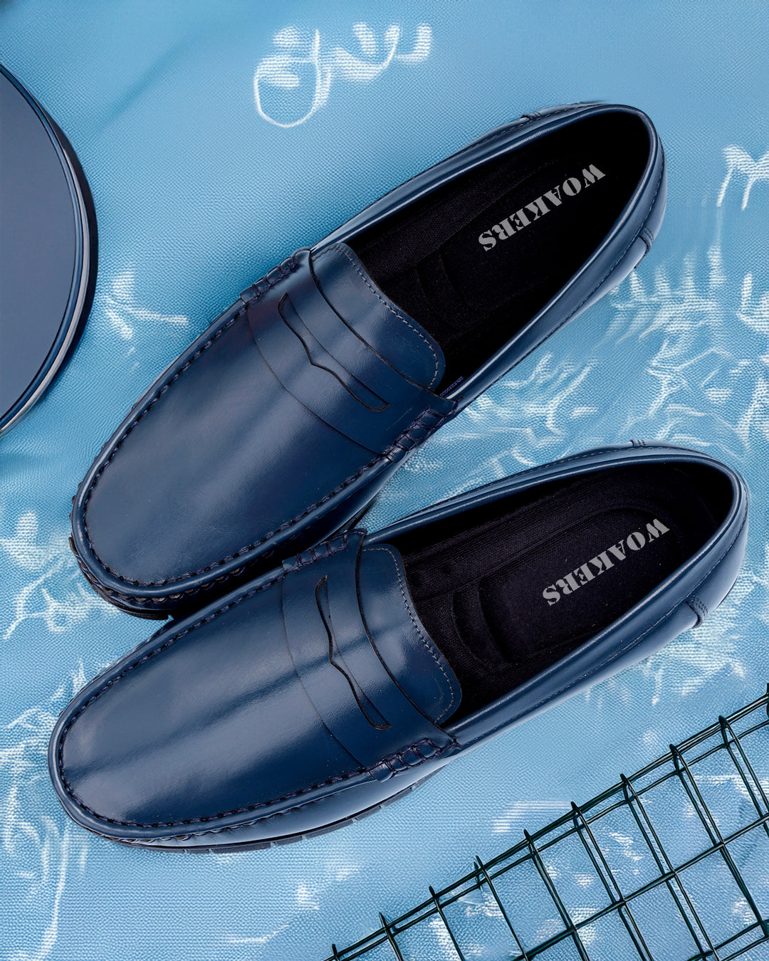 Woakers Men,s Loafers Shoes W-RO-014-BLUE