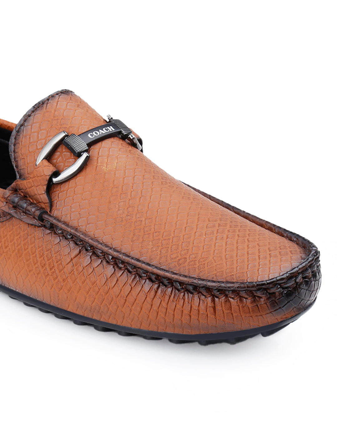 Woakers Men,s Loafers Shoes W-RO-013-TAN