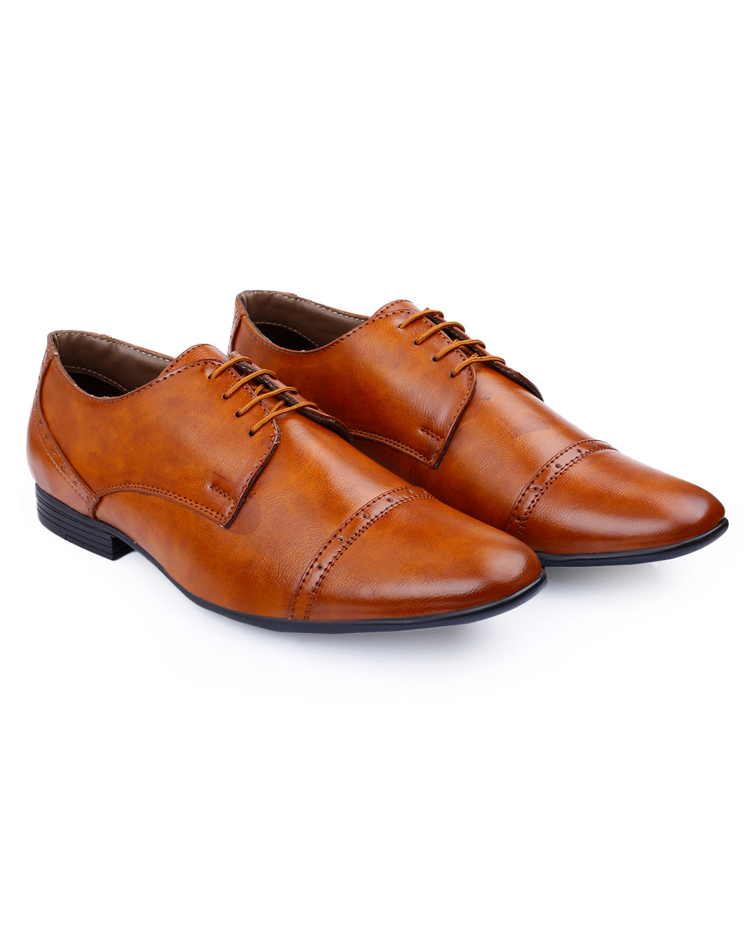 Woakers Men,s Formal Shoes INVI-003-TAN