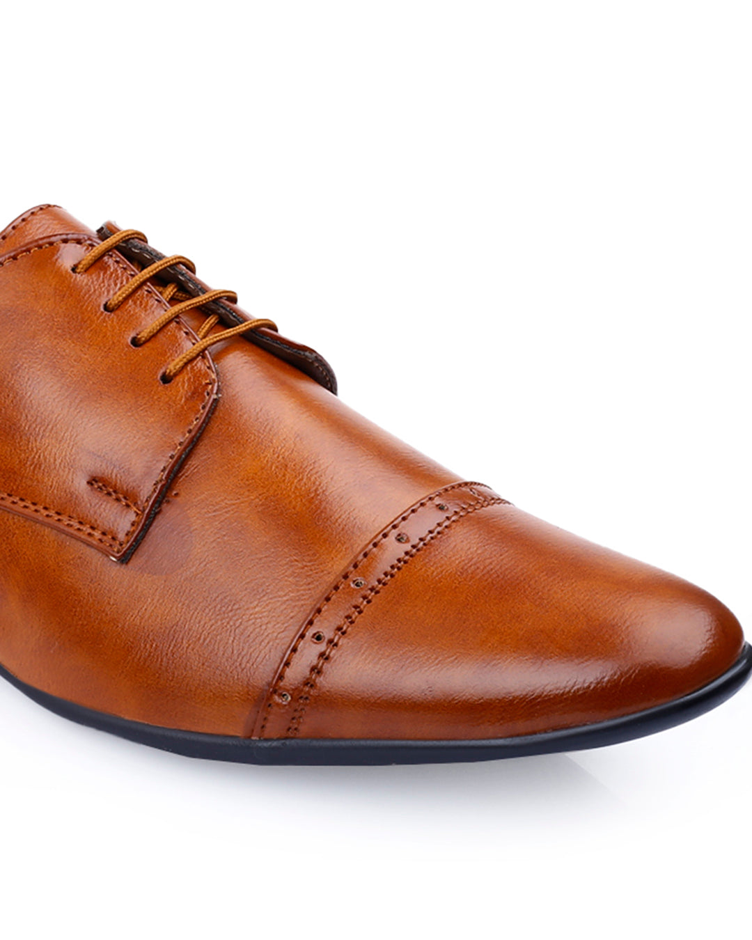 Woakers Men,s Formal Shoes INVI-003-TAN