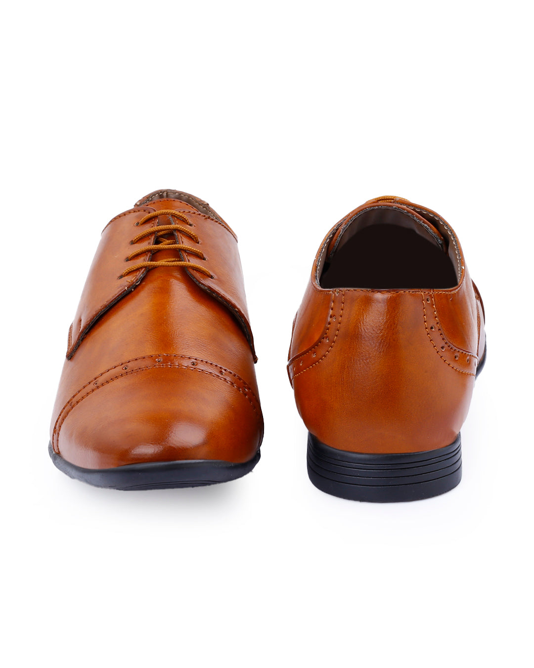 Woakers Men,s Formal Shoes INVI-003-TAN