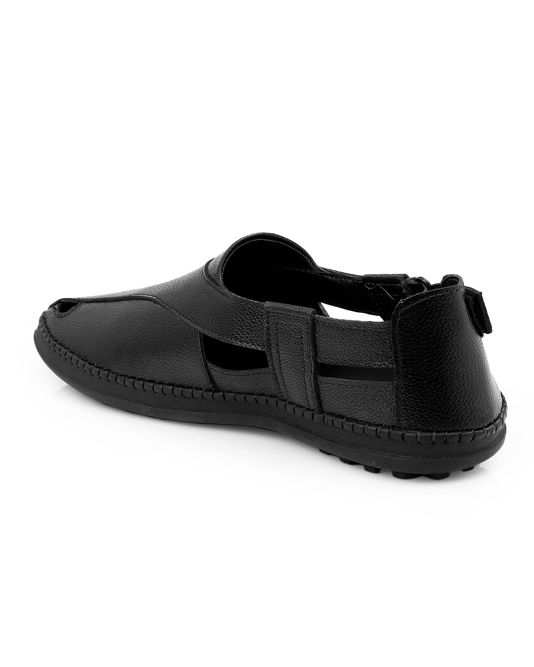 Woakers Men,s Sandle Shoes WK-ROMAN-BLK