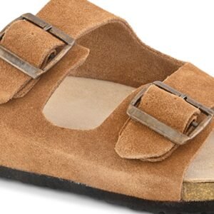 Cork Footbed Two-Strap, Tan