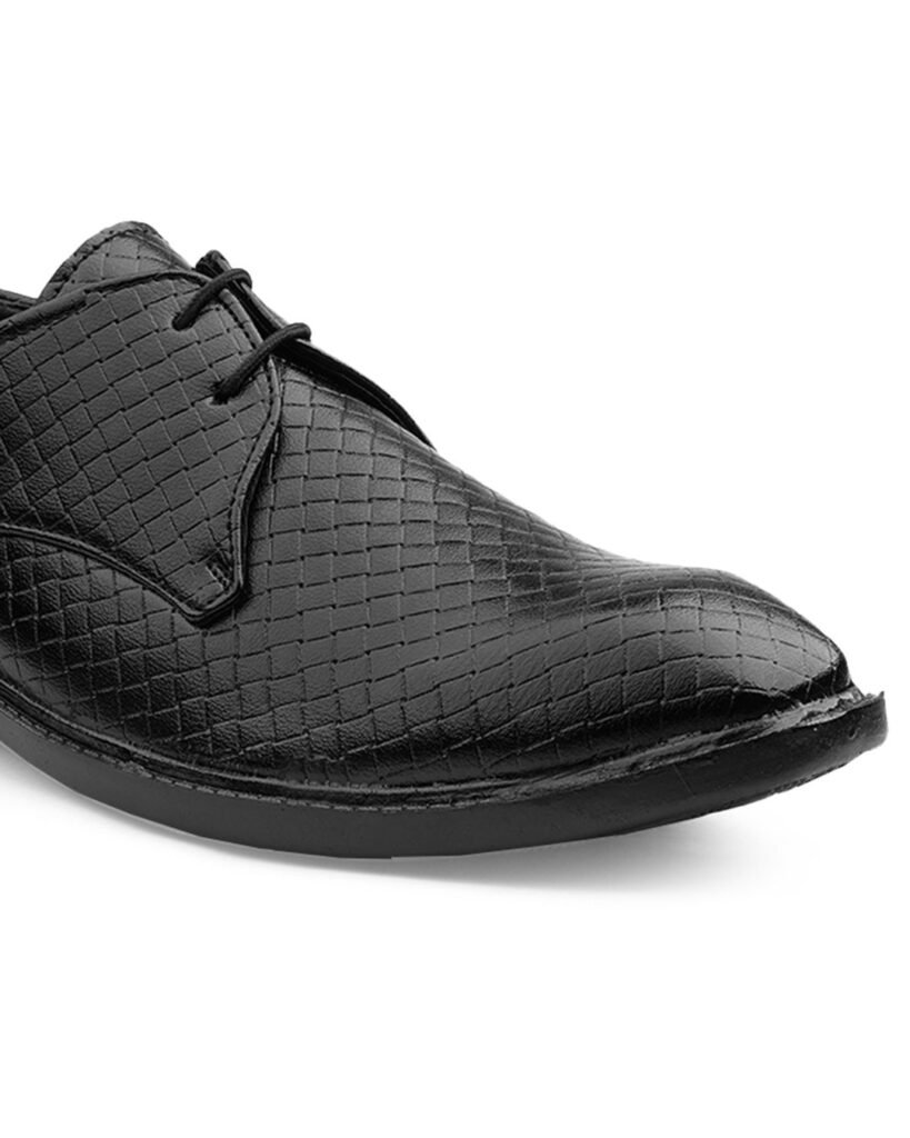 Textured Derby, Black