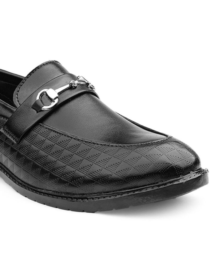 Quilted Horsebit Loafer, Black