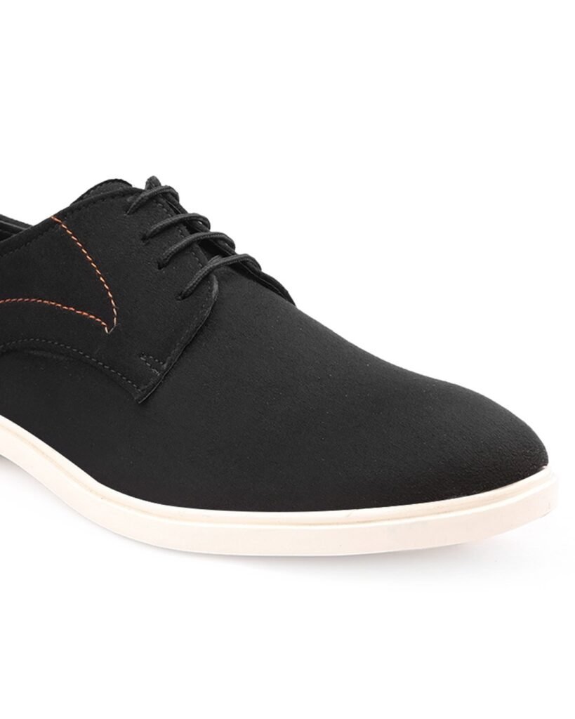 Suede Derby, Black