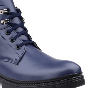 Lace-Up Boot, Blue