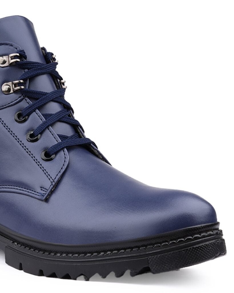 Lace-Up Boot, Blue