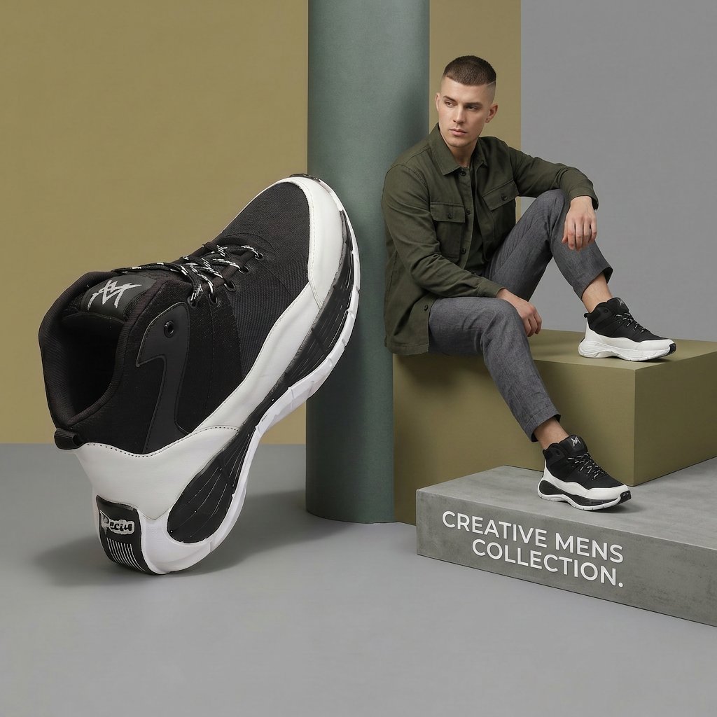 Chunky High-Top, Black