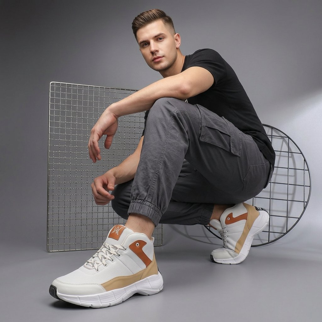 Chunky High-Top, White