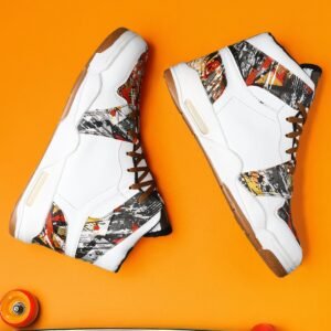Graphic High-Top, White